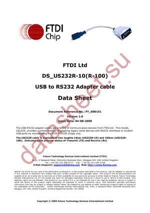 US232R-10-BLK datasheet  